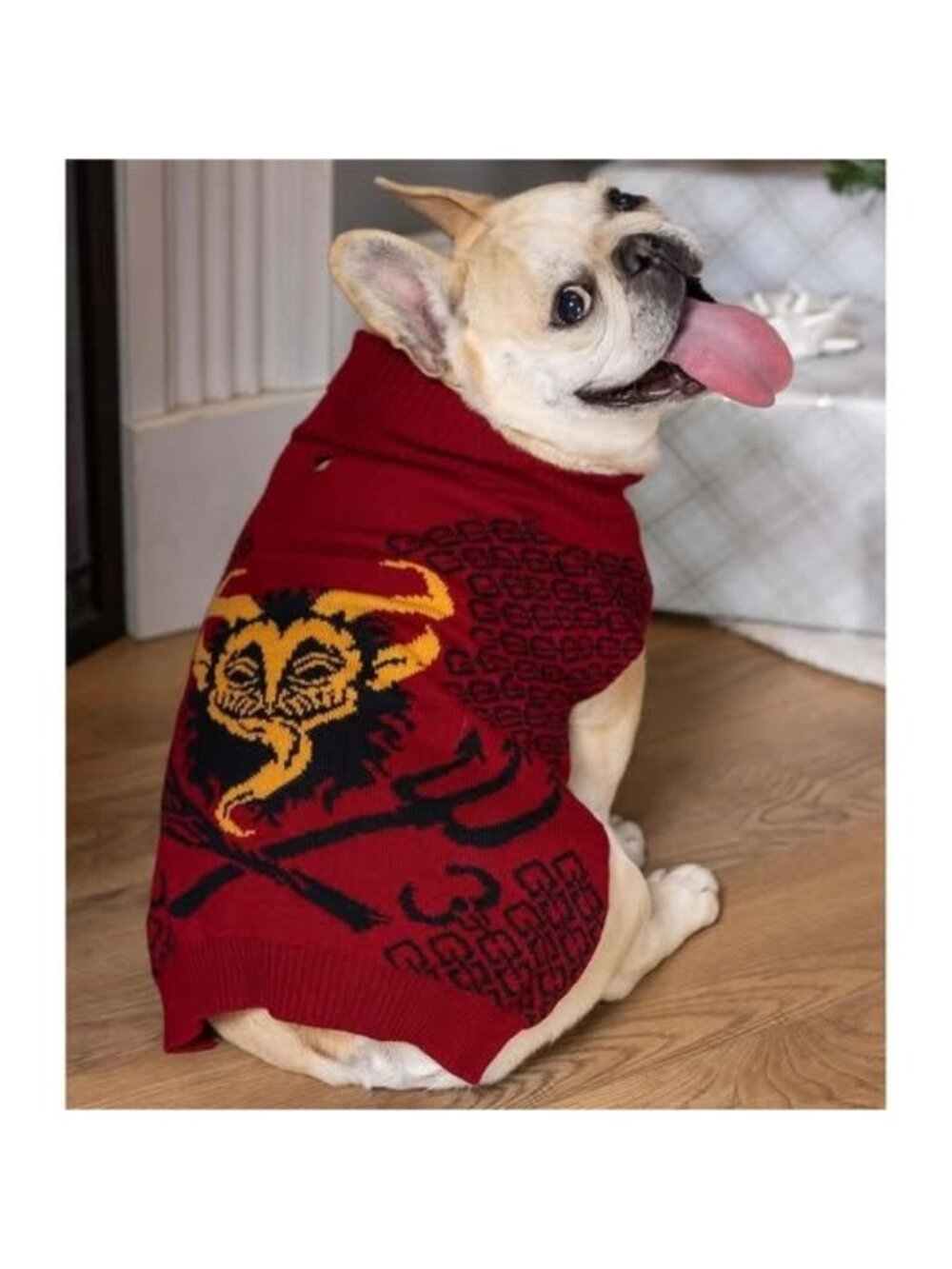 NEW Krampus dog sweater M